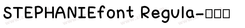 STEPHANIEfont Regula字体转换